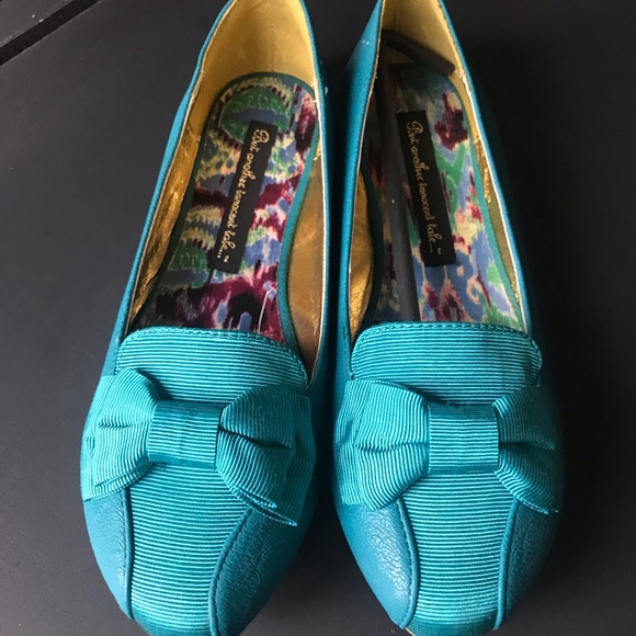 Modcloth Shoes - BAIT Footwear Sophie Teal 6.5 Shoe Flat ModCloth